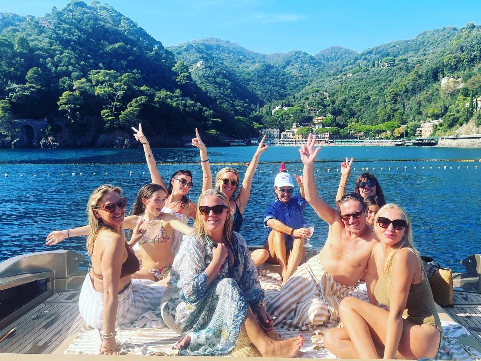 Natalie Imbruglia on holiday in Italy