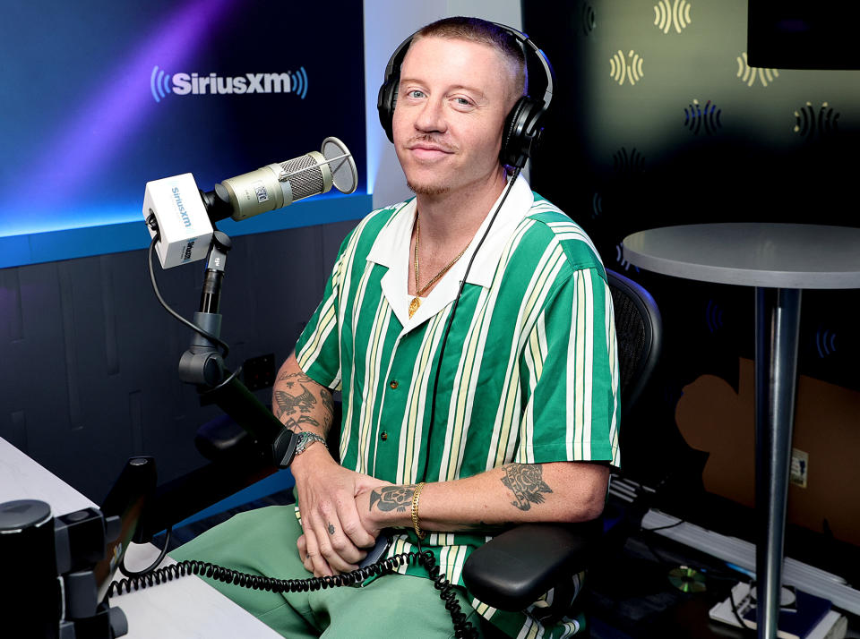 <p>Macklemore visits SiriusXM Studios on Aug. 17 in N.Y.C.</p>