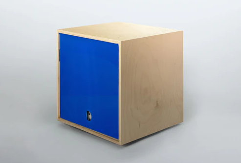 simple wood goods vinyl storage, record storage ideas