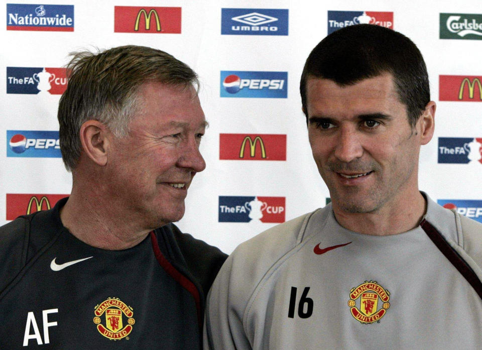 File photo dated 18/05/2005 of Manchester United manager Sir Alex Ferguson and captain Roy Keane. PRESS ASSOCITAION Photo. Issue date: Thursday May 9, 2013. Sir Alex Ferguson has made some incredible signings during his reign at Old Trafford. See PA story SOCCER Ferguson signings. Photo credit should read: Phil Noble/PA Wire.