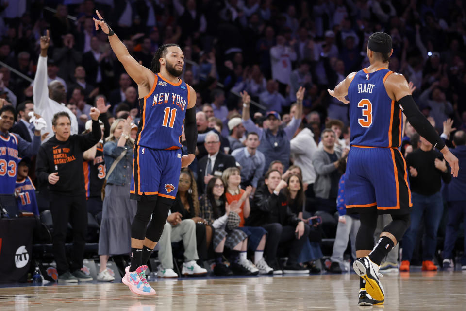 Jalen Brunson put on another scintillating performance at Madison Square Garden. (Sarah Stier/Getty Images)