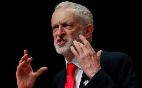 Jeremy Corbyn said the military strikes in Syria were "legally questionable" - Credit: REUTERS/Russell Cheyne