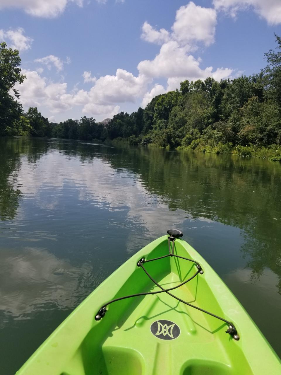 Kayaking on the Augusta Canal is one of many water options in the area.