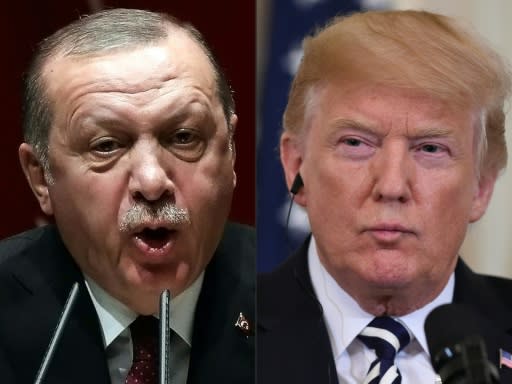 US President Donald Trump has warned his Turkish counterpart Recep Tayyip Erdogan against harming Kurdish fighters as US troops withdraw from Syria