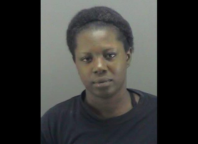 LaKeisha Nicole Brown, 24, of Longview, Tex., is accused of running an SUV over five people playing dominoes in a car port.