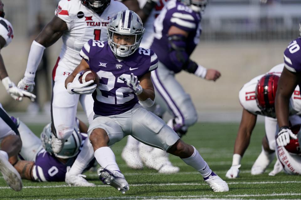 Kansas State Deuce Vaughn burst upon the local scene as a standout running back at Cedar Ridge High School. At 5-foot-6, he will be among the shortest players in the NFL. He was an consensus All-American in his final season with the Wildcats.