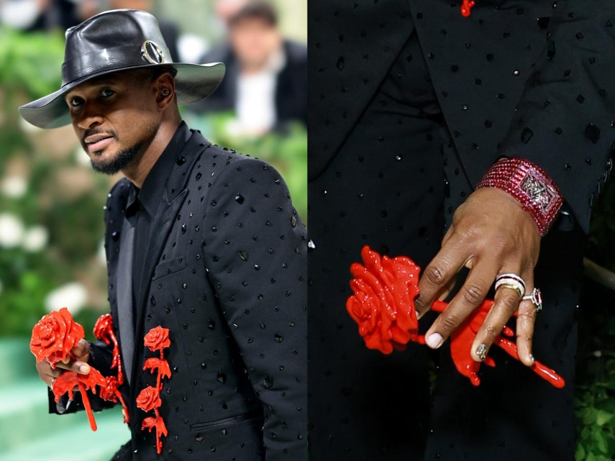 Usher walked the Met Gala red carpet in a dramatic cape, but his 5