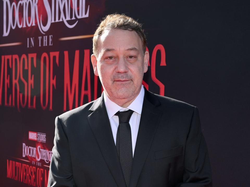 Sam Raimi at the "Doctor Strange in the Multiverse of Madness" premiere.