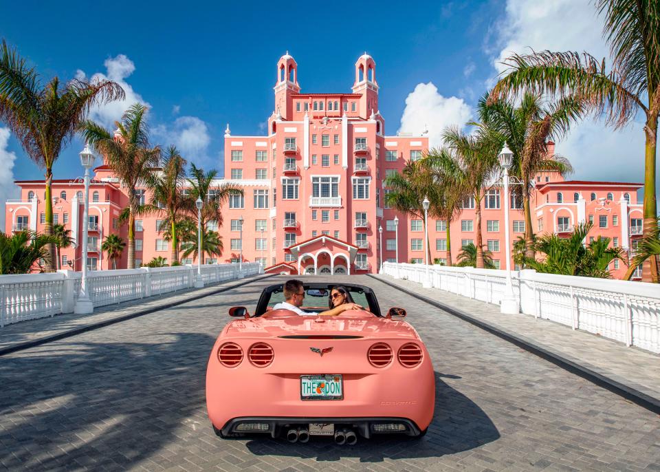 A massive three-year renovation was completed in 2021 on the Don CeSar hotel.