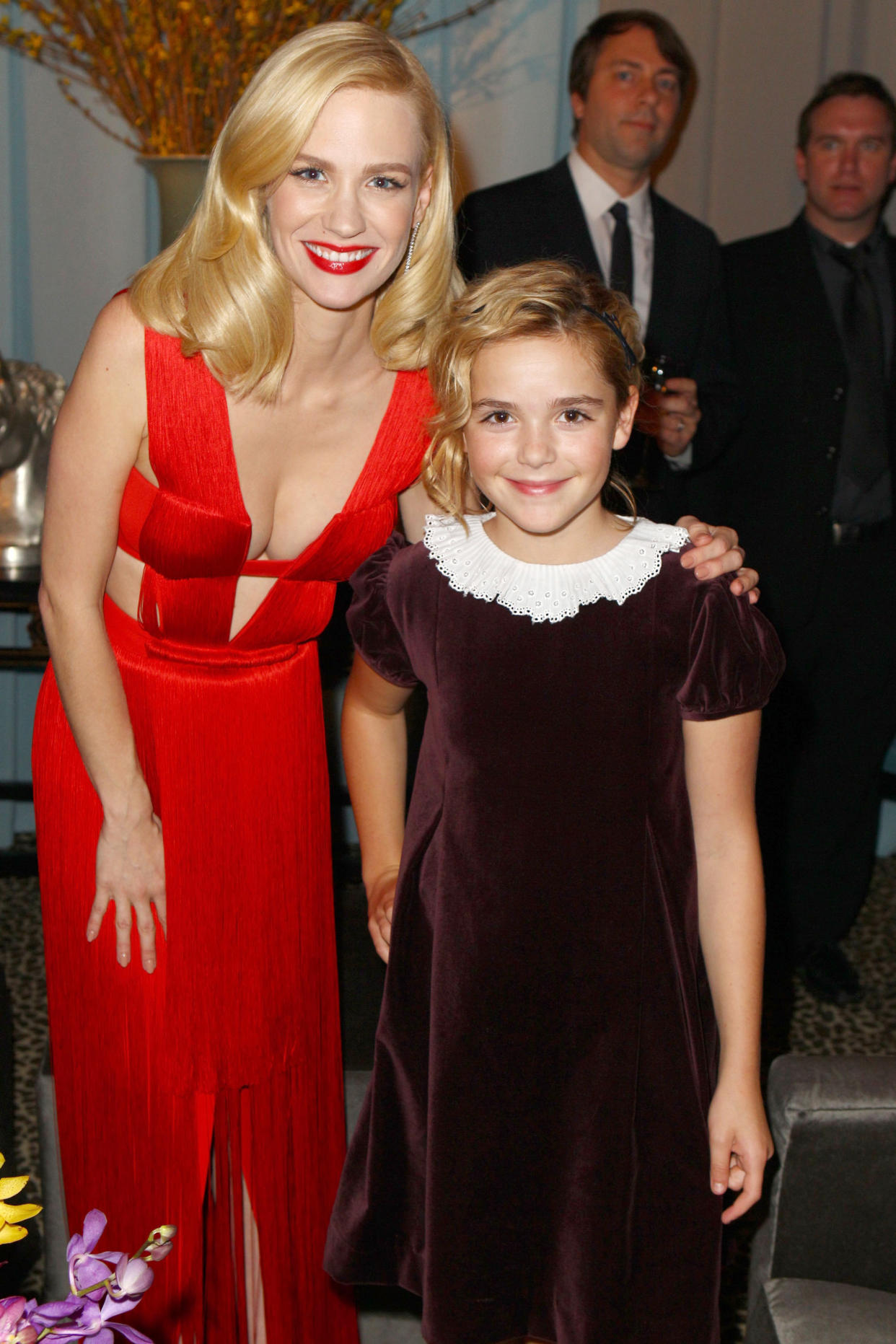 January Jones and Kiernan Shipka (Joe Scarnici / WireImage)