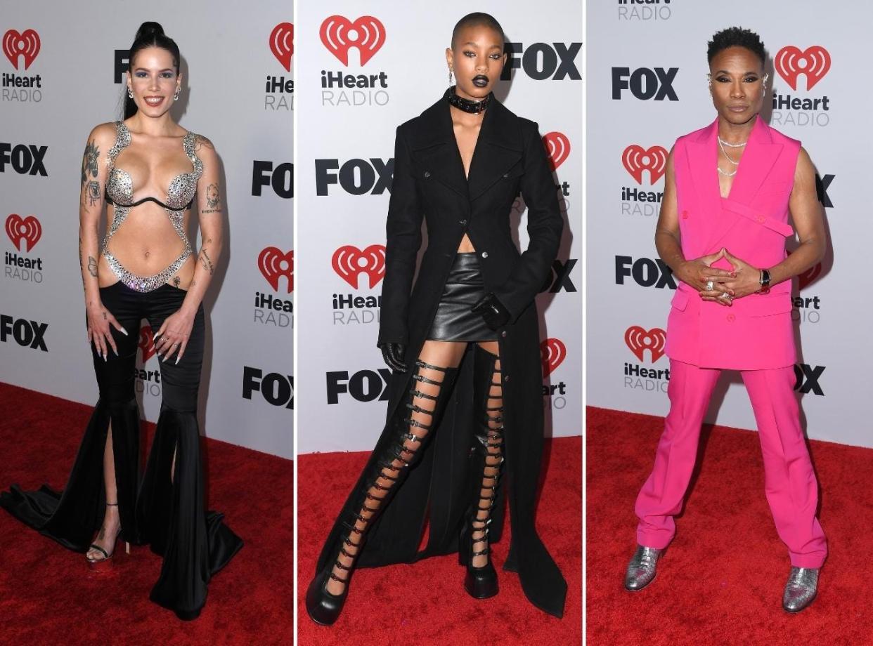 Halsey, Willow Smith, and Billy Porter attend the 2022 iHeartRadio Music Awards.