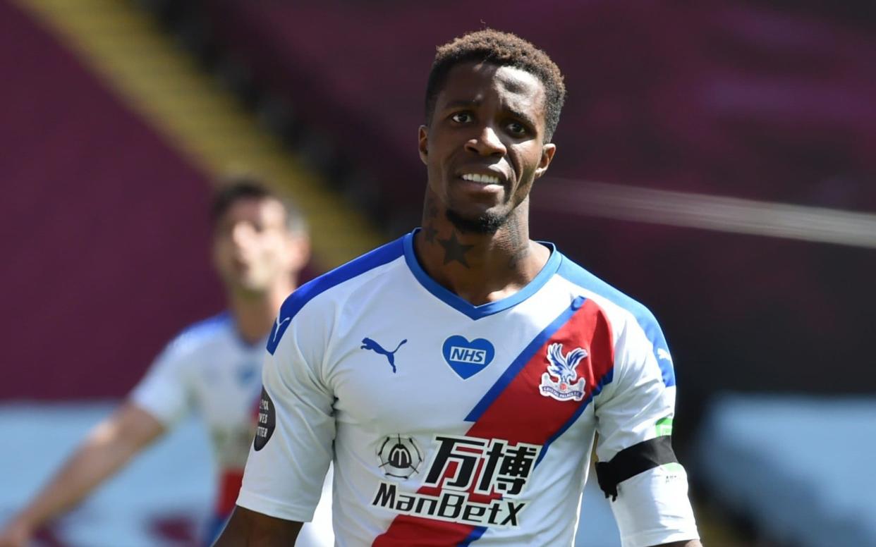 Wilfried Zaha - Twelve-year-old boy arrested after Wilfried Zaha suffers racist abuse on social media - REUTERS