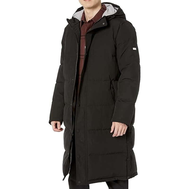 <p>Courtesy of Amazon</p><p>This extra-long parka comes as close to full-body protection from cold, wintry weather as any garment can get. Flip the hood up and cinch it tight and you’ll feel warm from your head to your knees, or at least around where a serious pair of winter boots comes up to keep your feet and calves similarly toasty. The outer shell of the faux-down insulated parka is coated in polyurethane, a waterproof barrier that stands up equally well to harsh blizzards as it does to pelted snowballs.</p><p>[$119 (was $140); <a href="https://clicks.trx-hub.com/xid/arena_0b263_mensjournal?q=https%3A%2F%2Fwww.amazon.com%2Fdp%2FB09GS6836X%3FlinkCode%3Dll1%26tag%3Dmj-yahoo-0001-20%26linkId%3De2287acf0e0da0e5a3d34ea0c0160687%26language%3Den_US%26ref_%3Das_li_ss_tl&event_type=click&p=https%3A%2F%2Fwww.mensjournal.com%2Fstyle%2Famazon-october-prime-day-2023-best-mens-jacket-deals%3Fpartner%3Dyahoo&author=Cameron%20LeBlanc&item_id=ci02cb70cc000027e5&page_type=Article%20Page&partner=yahoo&section=rain%20jackets&site_id=cs02b334a3f0002583" rel="nofollow noopener" target="_blank" data-ylk="slk:amazon.com;elm:context_link;itc:0;sec:content-canvas" class="link ">amazon.com</a>]</p>