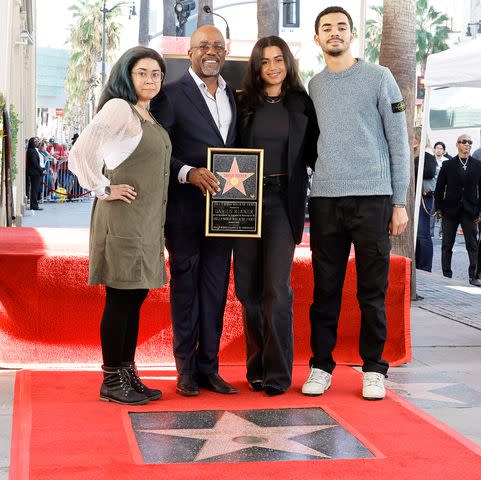 <p>Kevin Winter/Getty</p> Darius Rucker with kids Caroline (L), Danielle (middle) and Jack (R)