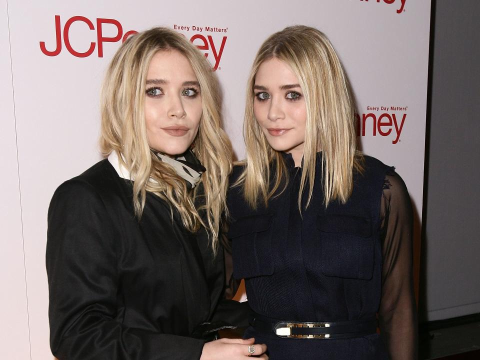 Mary Kate and Ashley Olsen.