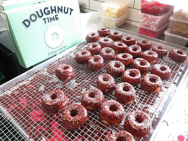 Behind-the-scenes at Doughnut Time. Photo: Kate Moffatt.