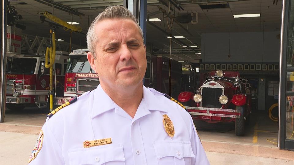 Charlottetown Fire Chief Tim Mamye