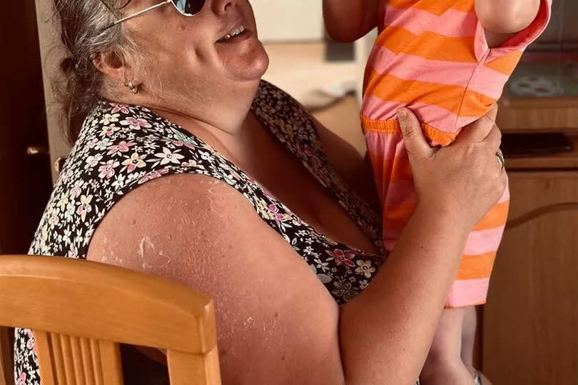 Debbie with her granddaughter Elsie