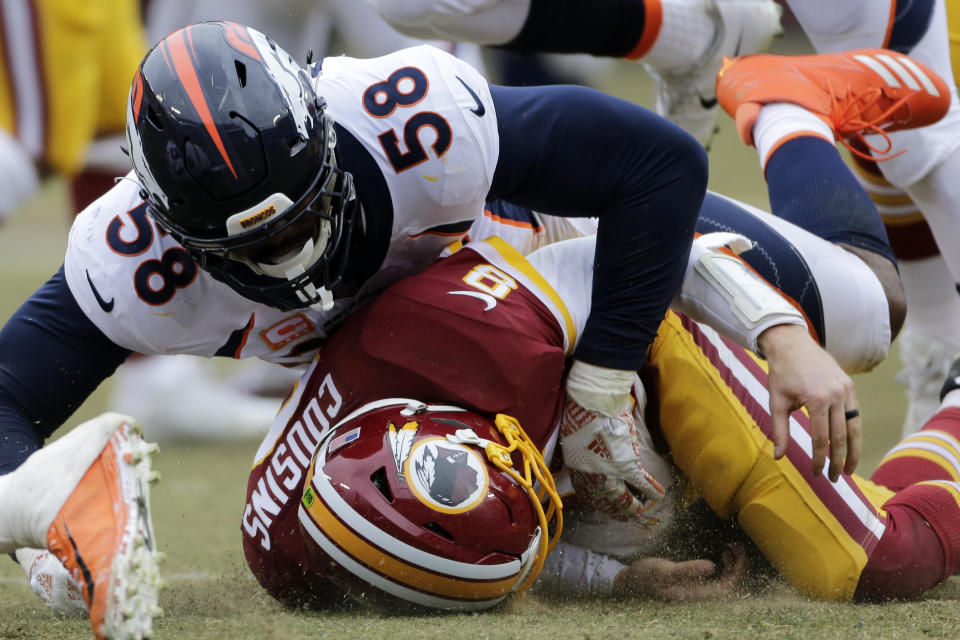 Von Miller would prefer to not line up opposite of Kirk Cousins moving forward. (AP)