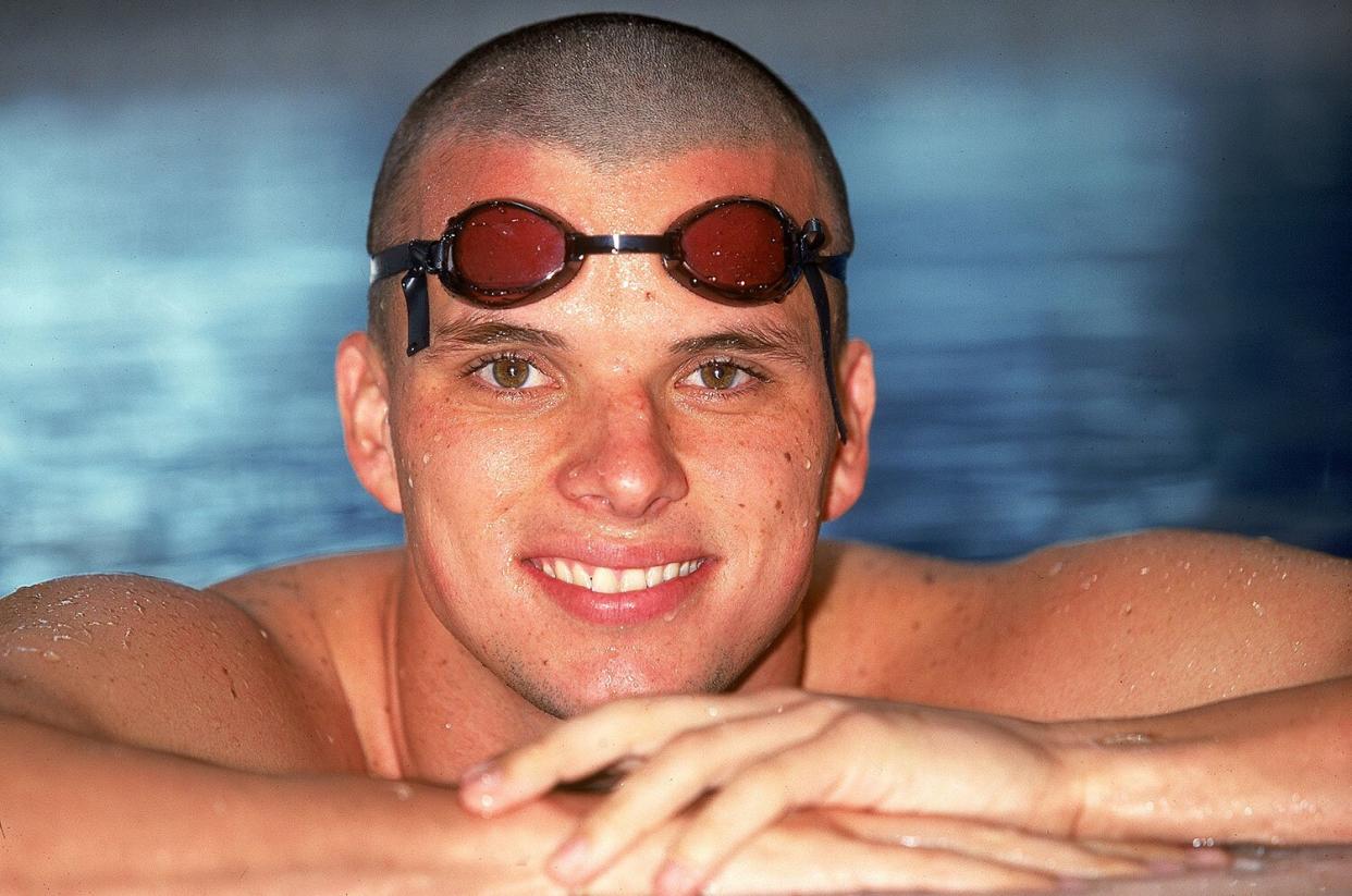 Scott Miller of Australia poses during a portrait session at the Sydney International Aquatic Centre