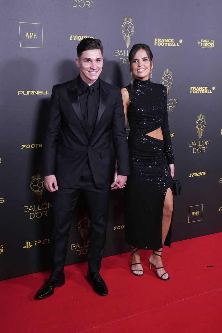 Julián Álvarez y María Emilia Ferrero, de gala