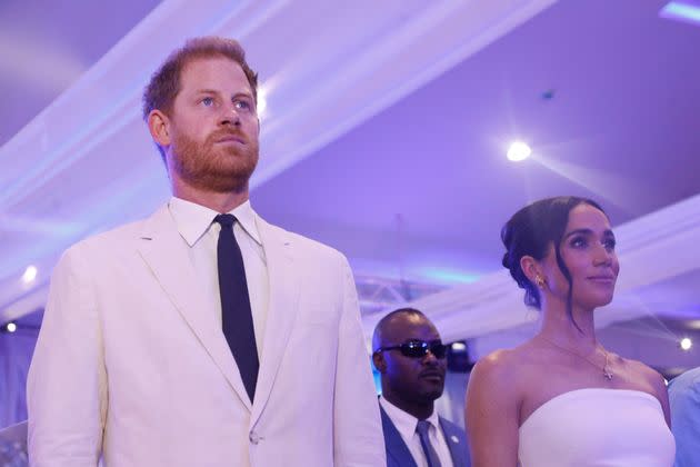 Prince Harry and Meghan Markle in Nigeria last week