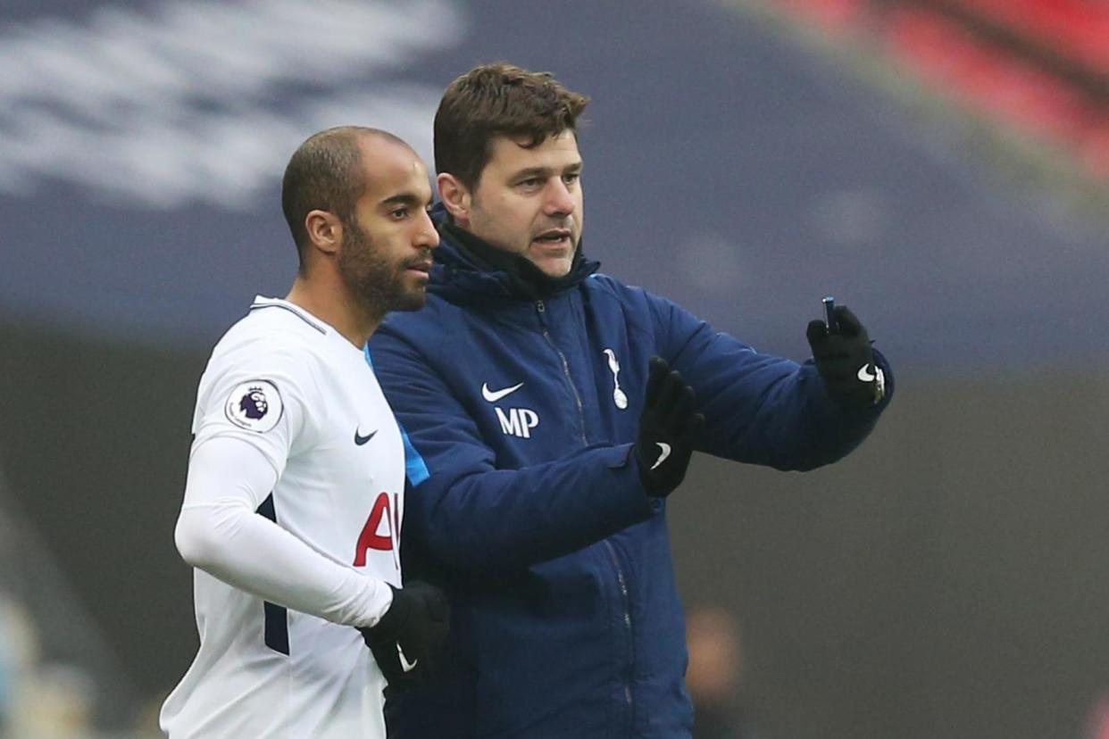 Settling in | Lucas Moura has one goal and three assists in his three Tottenham starts: Tottenham Hotspur FC via Getty Images