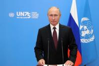 Russia's President Putin addresses the United Nation's General Assembly in Moscow