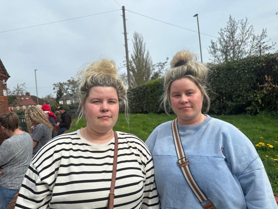 Caro Polhill and her twin sister Al (Shelley Levene)