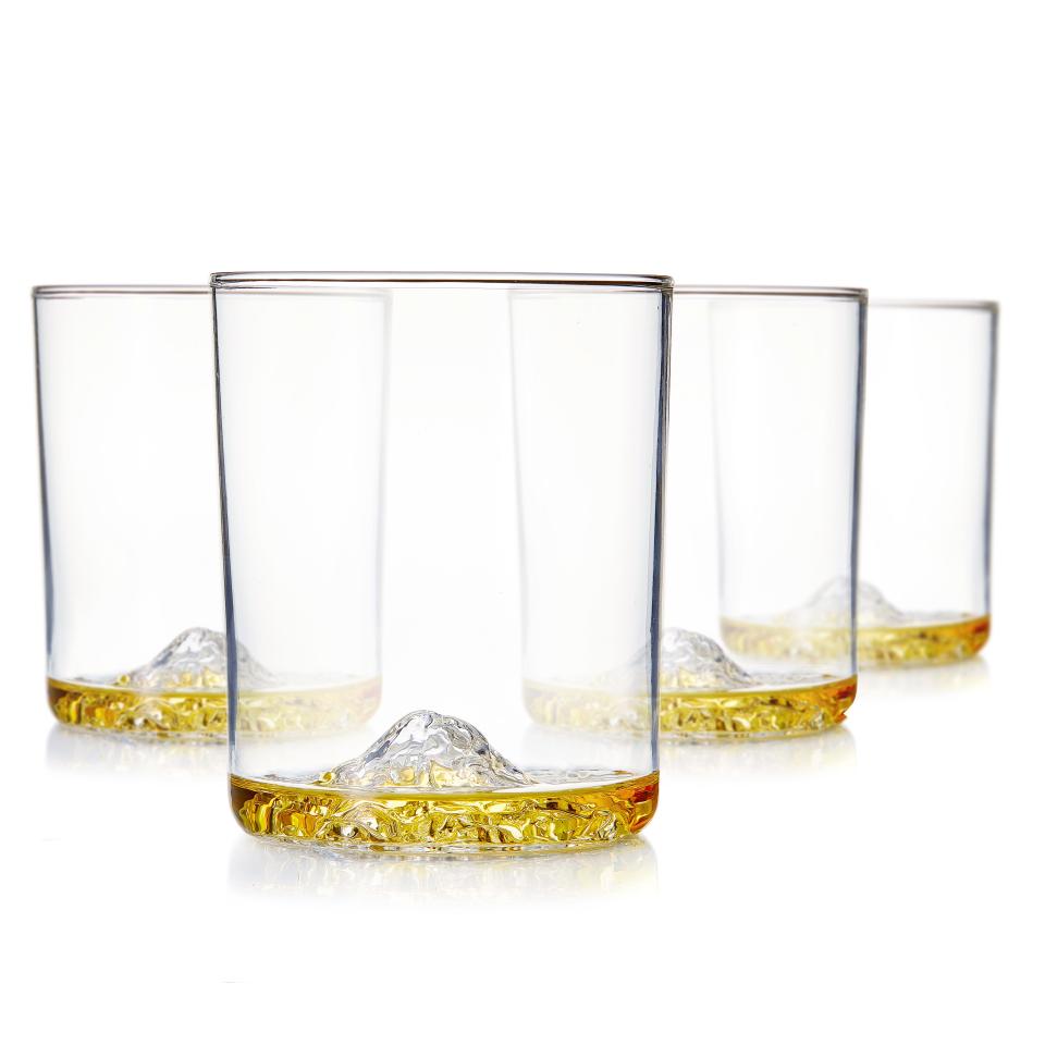 8) American Mountains Rocks Glasses