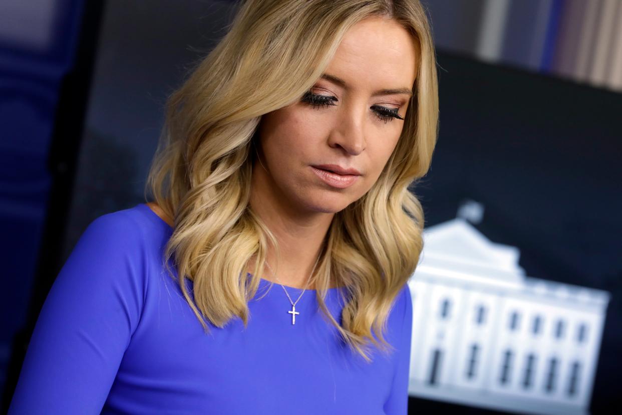 White House press secretary Kayleigh McEnany falsely claimed that Supreme Court nominee Amy Coney Barrett is a Rhodes scholar, when she in fact attended Rhodes College. (EPA)