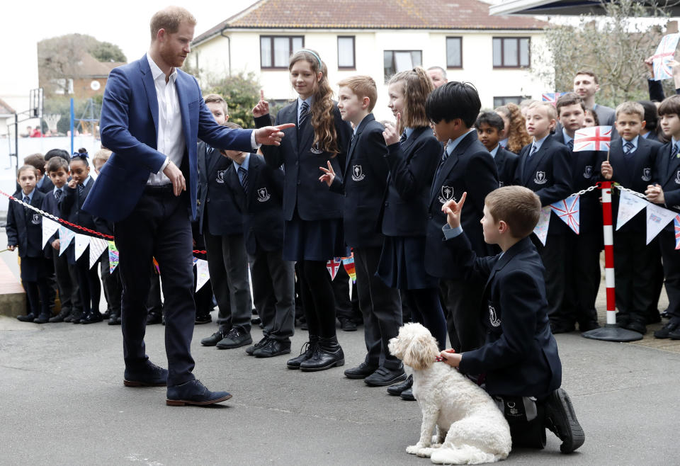 And dogs, as well.&nbsp; (Photo: WPA Pool via Getty Images)