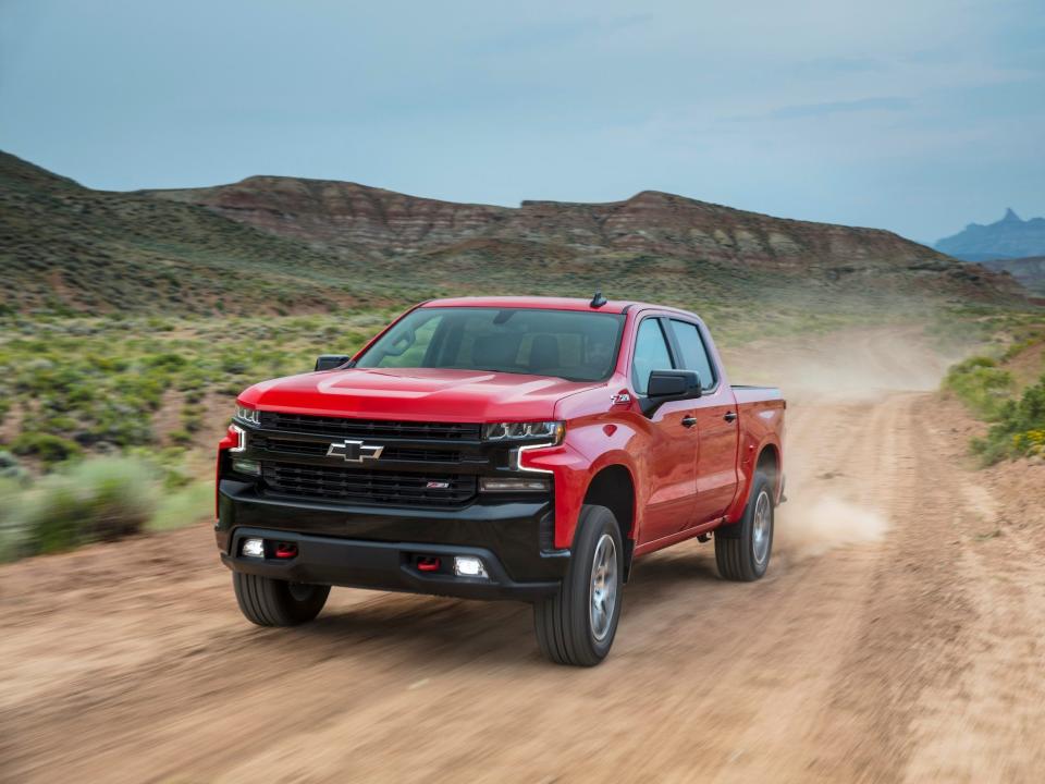 2021 Chevrolet Silverado pickup truck.