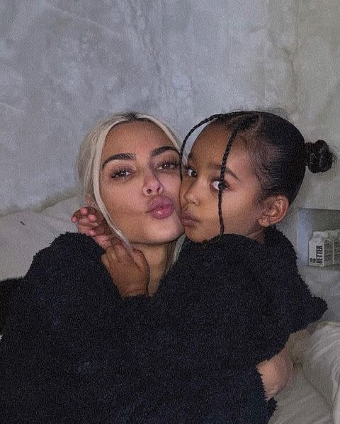 <p>To celebrate her and Kanye West's daughter, Chicago, turning five this weekend, Kim Kardashian posted a series of sweet snaps to Instagram – and the mother-daughter duo's likeness is uncanny. Kardashian's photos show the two wearing matching black onesies while posing and playing together at home, and even referred to the five-year-old as 'my twin' in the caption. Very apt indeed.</p><p><a href="https://www.instagram.com/p/CncafDxJ2Qt/" rel="nofollow noopener" target="_blank" data-ylk="slk:See the original post on Instagram;elm:context_link;itc:0;sec:content-canvas" class="link ">See the original post on Instagram</a></p>