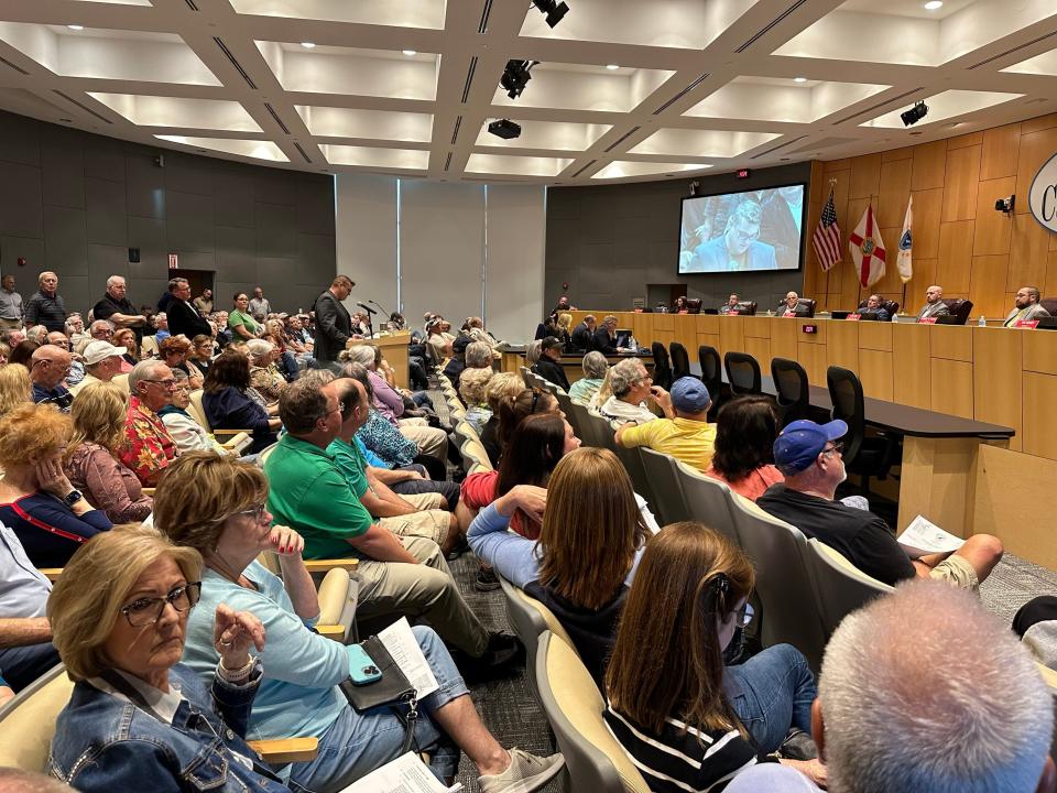 Over 200 residents came out to ask Cape Coral to rescind its new stipend.
