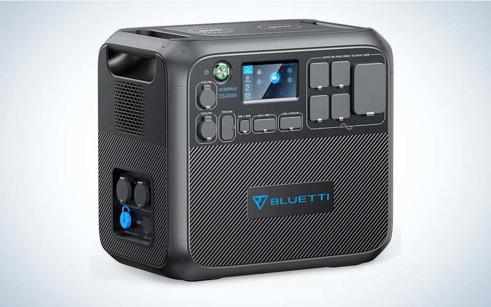 The Bluetti AC200 Mac is the best emergency power station for high output.