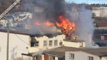 'I don't feel good:' Owner watches Saint John building go up in flames