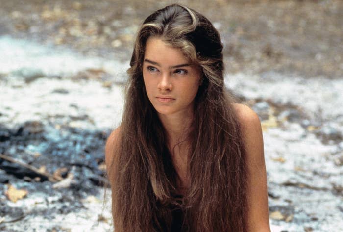 Closeup of Brooke Shields