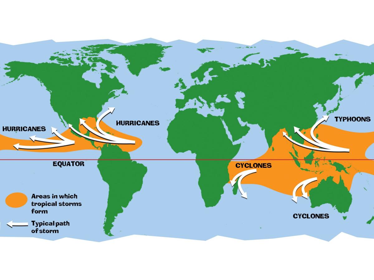 What’s the Difference Between a Typhoon and a Hurricane?