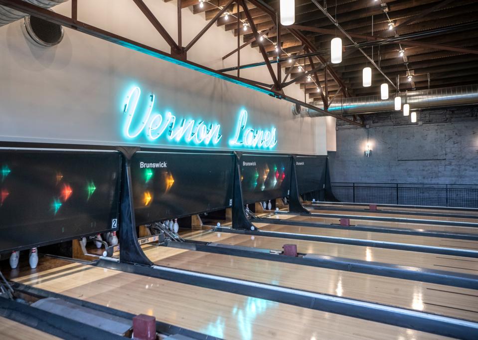 Vernon Lanes, bowling alley and bar, in Louisville's  Butchertown neighborhood, is reopening. March 15, 2022