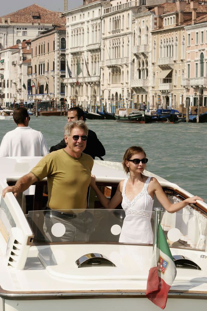 harrison ford calista flockhart venice film festival 2005