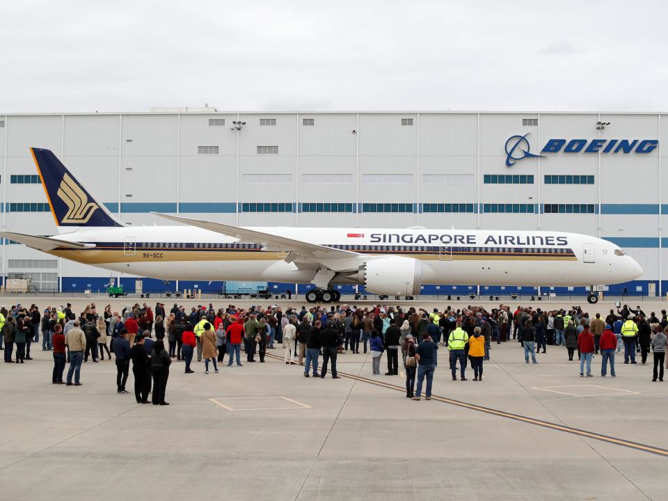 Singapore Airlines Boeing 787-10 Dreamliner