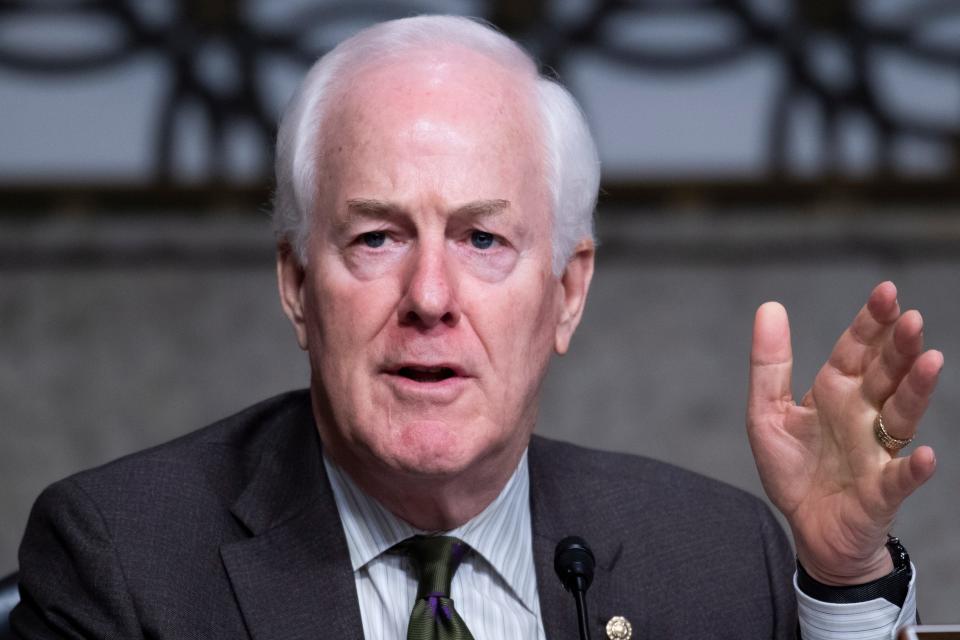 Sen. John Cornyn, R-Texas, wished Ketanji Brown Jackson luck at her confirmation hearing before the Senate Judiciary Committee on April 28.