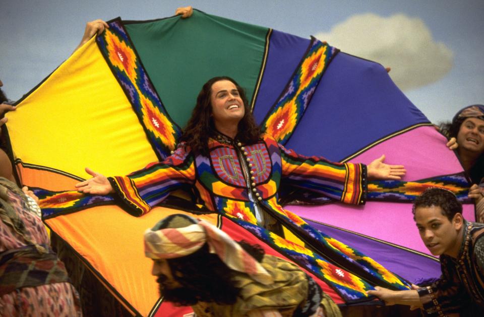 Donny Osmond stars in a 2000 production of "Joseph and the Amazing Technicolor Dreamcoat."