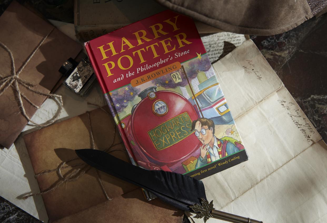 The edition of Harry Potter And The Philosopher’s Stone was one of only 500 printed (Stewart Attwood/Lyon & Turnbull/PA)