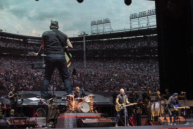<p>Ryan Bakerink/Getty Images</p> Bruce Springsteen at Chicago