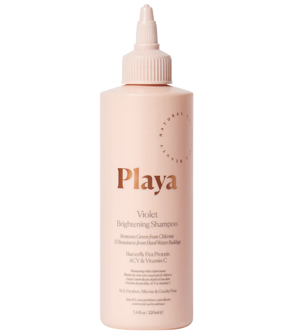 <p><a href="https://go.redirectingat.com?id=74968X1596630&url=https%3A%2F%2Fwww.sephora.com%2Fproduct%2Fplaya-violet-brightening-shampoo-P461959&sref=https%3A%2F%2F" rel="nofollow noopener" target="_blank" data-ylk="slk:Shop Now;elm:context_link;itc:0;sec:content-canvas" class="link ">Shop Now</a></p><p>Violet Brightening Shampoo</p><p>sephora.com</p><p>$28.00</p><span class="copyright">sephora.com</span>