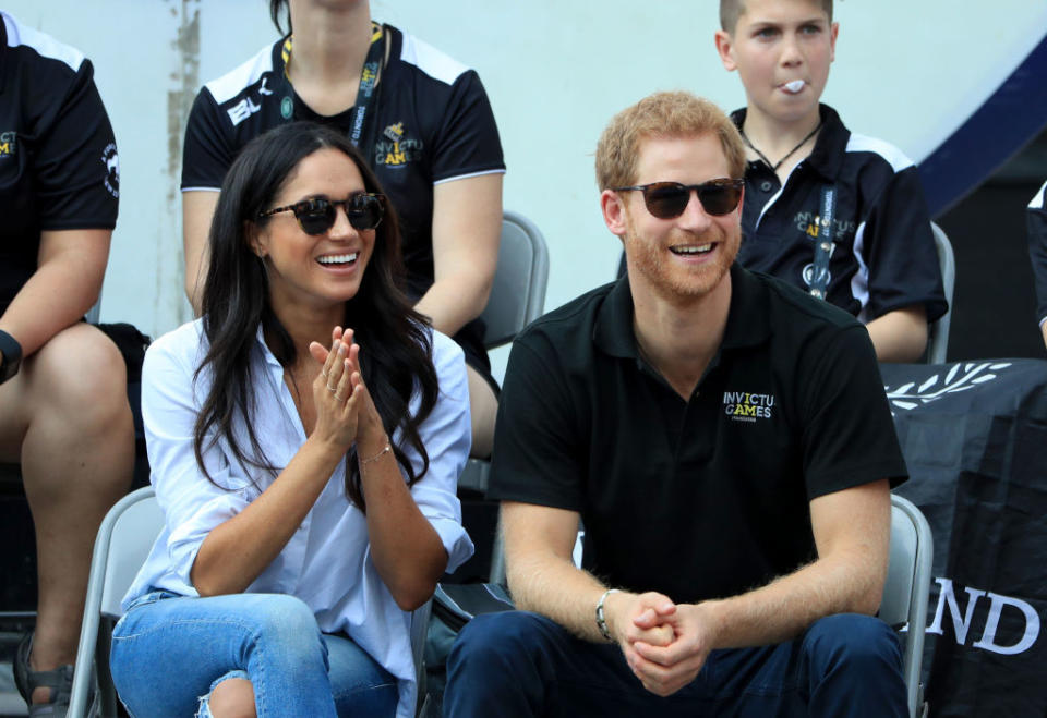 The Duke and Duchess of Sussex made their first public appearance together at the Invictus Games in Toronto in 2017 [Image: Getty]          