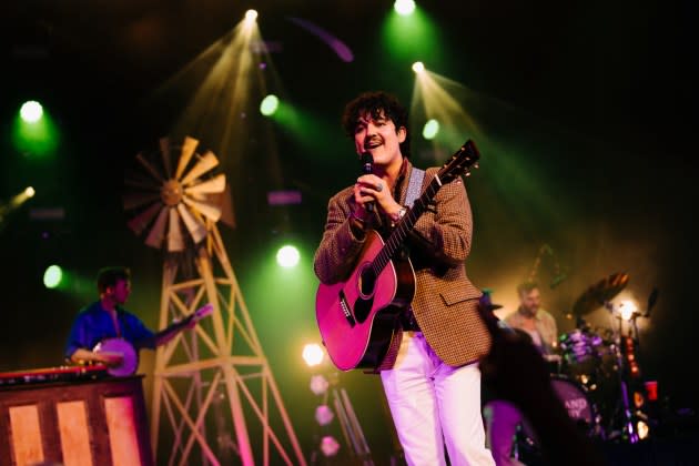 Cleto Cordero and Flatland Cavalry onstage at the Ryman Auditorium in Nashville. The band made their headlining debut at the theater on Feb. 10. - Credit: Fernando Garcia*