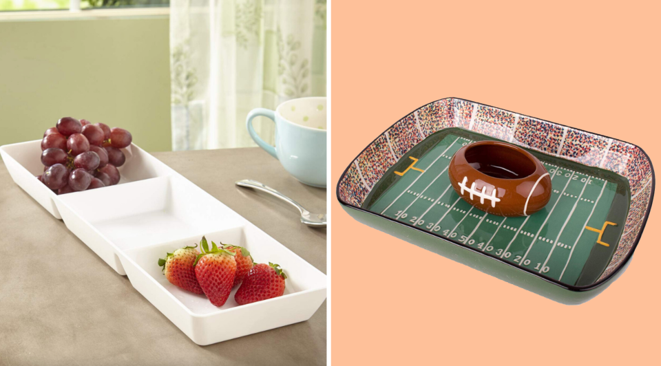 17 items you need to host an awesome Super Bowl party: Football-themed serving dishes